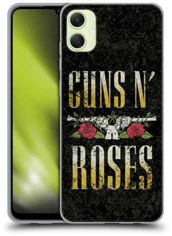 Head Case Designs Offizielle Guns N' Roses Text Logo Pistol Kunst Soft Gel Handyhülle Hülle kompatibel mit Samsung Galaxy A05