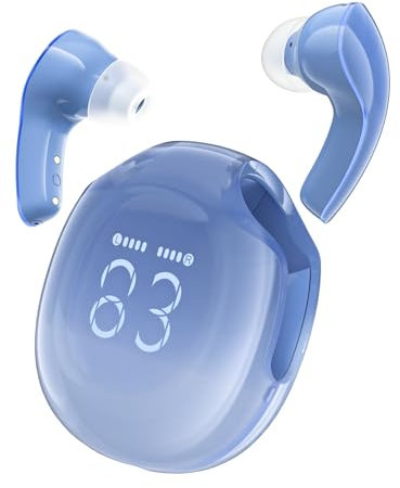 ACEFAST Earphones TWS T9, Bluetooth 5.3, IPX4 (Glacier Blue)