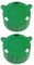EMSea 2pcs 13 Broches Prise de Remorque Protection Couvercle de Positionnement Prise de Stockage en Plastique Cache-poussière pour Remorques de Remorquage 13 Broches et Camping-Cars Vert