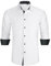 Enlision Chemise Blanc Manches Longues Homme - Habillée Coton pour Mariage, Formel, Business, Casual, Hiver - 3XL