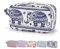 Kleine Make up Tasche für Handtasche, Kleine Kosmetiktasche Damen Schminktasche Klein, Kulturtasche Damen Klein Kulturbeutel, Makeup Tasche Makeup Bag (Elefant,Klein)