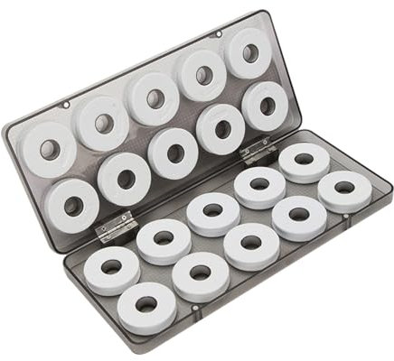 Helweet Bobine di Schiuma da Pesca, Bobina di Schiuma di Pesca, Lenza di Pesca Stoccaggio Bobina, 20 Pezzi Bobine in Spugna per Filo da Pesca, Un Ottimo Accessorio per Gli Appassionati di Pesca