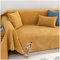 ZGDDPZA Chenille Sofabezug 1 2 3 4 Sitzer L Form Wasserdicht Sofaschoner Kratzfest Sofabezug Ecksofa Sofadecken Für Sitzfläche rutschfest Universelle Sofa Überwurf (Gelb,180 * 380cm)
