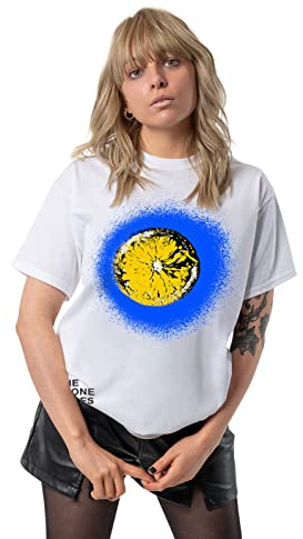 Rock Off officially licensed products The Stone Roses Blue Lemon T Shirt