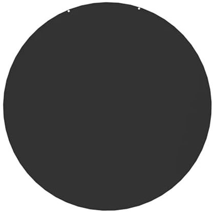 Protecteur de Sol Rond Diamètre 74 cm sous Poêle à Bois et à Granulés Sannover