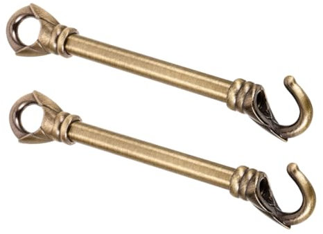 UKCOCO 2stücke Deckenleuchten-stützstangen Mit Haken Tragende Lampenstangen Zum Aufhängen Hochleistungs-leuchtenstangen Für Leuchtenbefestigung Leuchten-tragstützen Für Lampenhalterungen