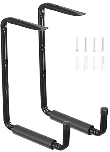 Deckenregal – Robustes Regalsystem zur Deckenmontage, Verstellbarer Metalldachträger | Deckenhalterungen, Mülleimer-Aufhängungssystem, Wandhalterung für Werkstatt, Keller, Dachboden