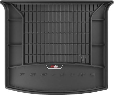 FROGUM ProLine 3D Alfombrilla Exclusiva de Goma con Logo cubeta Maletero para Volkswagen Touran II Depuis 2015 | Práctico Organizador| Los Bordes más Altos |Al Tamaño | Diseño Elegante