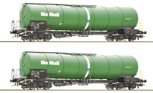 Roco 6600147 Lot de 2 Wagons-citernes H0 OnRail