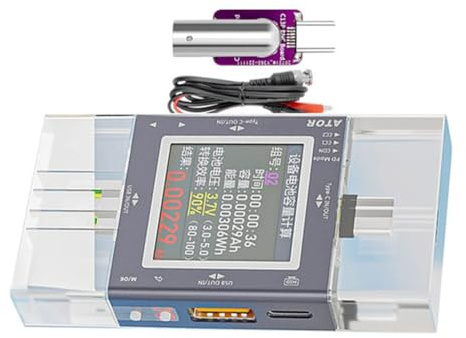 Suoumwa USB/Type-C Tester Multi-Function Digital Display Voltage Current Monitor Power Meter with Oscilloscope Detection Module