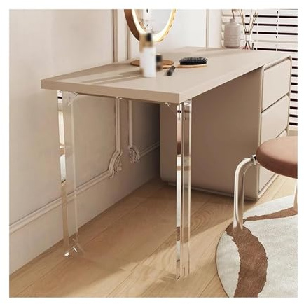EYRMQWJPC Pieds de Meubles en Acrylique, Pieds de Table en Acrylique Transparent, Hauteur de 28 Pouces, Plusieurs Tailles(40x72cm)