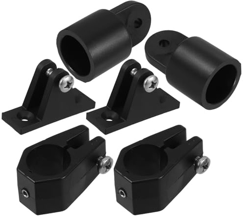 CIYODO Soporte Fijación para Toldo 6 Piezas Plástico Negro