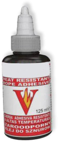 Heat Resistant Stove Rope Thermal Adhesive Wood Burner Oven Seal Glue Black & White 125ml (Black)