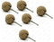 Maximus International's Jute Rope Door Knobs/Rope Knot Drawer Pulls and Knobs/Pull and Push Handle Knobs for Cabinets, Wardrobes & Cupboards/Nautical Hardware Decor, 35 mm (6)