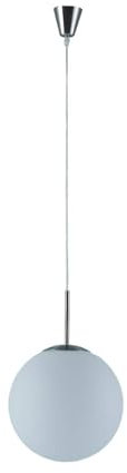 Lindby Pendelleuchte Marike (Modern) in Weiß aus Glas (1 flammig, E27) - Hängelampe Esstischlampe Hängeleuchte Wohnzimmerleuchte