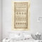 ABAKUHAUS Braun und Beige Wandteppich und Tagesdecke, traditionelle Afrika aus Weiches Mikrofaser Stoff Waschbar ohne Verblassen Digitaldruck, 140 x 230 cm, Braun und Beige