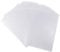 FEPITO 40 Pcs A4 Classeurs en Plastique Transparent A4 Coupé Flush Wallets