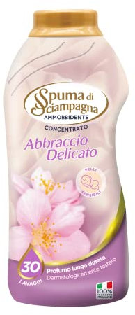 Spuma di Sciampagna Weichspüler Konzentrat Sensitive 30 Waschgänge - 600 Ml