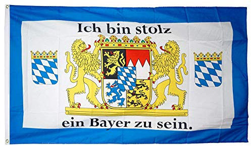 Flaggenfritze® Flagge/Fahne Bayern Ich Bin stolz EIN Bayer zu Sein - 90 x 150 cm