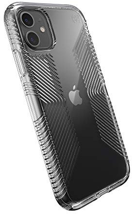 Speck Products Presidio Perfect-Clear Grip Schutzhülle für iPhone 11, transparent/transparent