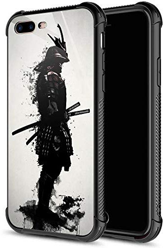 CARLOCA iPhone 8 Case,iPhone SE 2020 Case,Japanese Samurai iPhone 7 Cases for Girls Boys,Graphic Design Shockproof Anti-Scratch Drop Protection Case for Apple iPhone 7/8/SE2