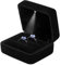 GBYAN Ringschachtel Ring Box mit Led Licht 2 Steckplätze Ringetui Samt Schmuck Geschenkbox für Hochzeit, Engagement