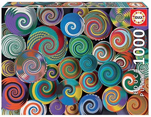 Educa 19020, Afrikanische Körbe, 1000 Teile Puzzle für Erwachsene und Kinder ab 10 Jahren, Muster