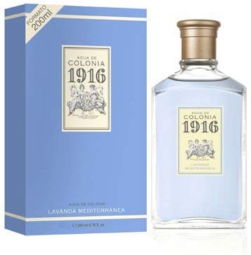 1916 - Mediterraner Lavendel, 200 ml, Eau de Cologne, für Damen und Herren, Unisex, Eau de Toilette, frisch und blumig, langanhaltender Duft