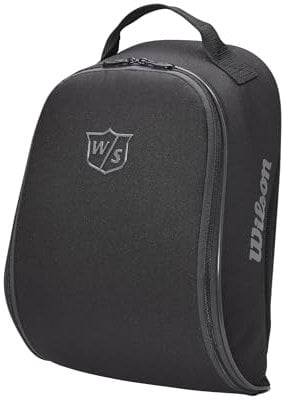 Wilson Schuhtasche, W/S, Golf-Tasche für 1 Paar Schuhe, Golf-Zubehör für Damen und Herren, Schwarz