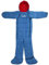 VFM - Wearable Sleeping Bag Blue Adults Large/Xl - Winter Warmer -Thick - Padded - Camping - Festivals - Outdoor Leisure- Fishing - Survival Equipment