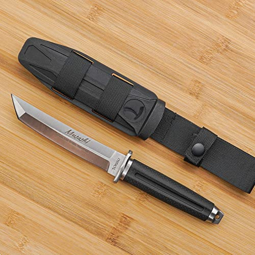 TS Tactical Store TOKISU Masashi Samurai geformtes Outdoor-Küchenmesser | 15cm Klinge aus 7Cr17Mov-Stahl | Kommt mit ABS-Hülle, um den Rand nicht zu verlieren | TKS-32390