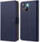 HOOMIL MagFlip Hülle für iPhone 13/14, [Nr.1 Verarbeitung] Premium Leder Handyhülle Klappbar Case Schutzhülle - Blau