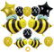 Süße Biene Luftballon Bienen Deko Tierballon Gelb Schwarz Folienballon Animal Balloons Geburtstagsballons Biene Luftballon Biene Folienballon Geburtstag Deko Großes Bienen Luftballon Set Biene Ballon