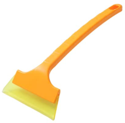 Kapler Eiskratzer Auto Scheibenkratzer Winter Eisschaber : Flexible Rindersehne Klinge für kratzfreies Enteisen - Ergonomischer Griff Schaber für PKW Spiegel 24cm
