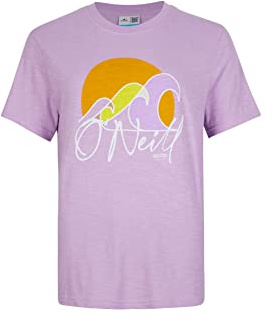 O'NEILL Women's Luano Graphic T-Shirt, 14513 Purple Rose, Medium-Large