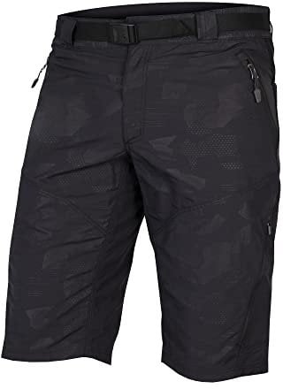 ENDURA Hummvee Baggy Pantaloncini per Uomo, Nero Camo, S