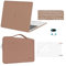MOSISO Hülle Kompatibel mit MacBook Air 13 Zoll 2021 2020 2019 2018 M1 A2337/2179/1932, Hülle für MacBook Air M1 13,3 Zoll&Tasche&Tastaturschutz&Webcam Abdeckung&Displayschutzfolie,Karamellbraun