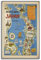 GEAD Vintage Reisekarte Poster Japan und Korea 1946 dekoratives Gemälde Leinwand Kunst Bild 50 x 75 cm