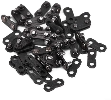 AIDNTBEO Essential - Herramientas de reparación de cadena de motosierra, 24 juegos de eslabones maestros y correas de amarre para varios modelos de eslabones