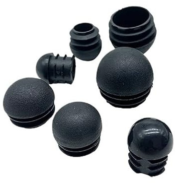 TRgqify-KM 10 Uds. Tapón de inserción de Tubo Redondo, Pata de Silla y Mesa, Muebles con cúpula, pies, Tapa de Extremo de Tubo, Cubierta Antipolvo, 12-60mm, Accesorios for el hogar (Color : A 50mm)