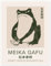 Meika Gafu - Grumpy Toad III Poster von Matsumoto Hoji 60 x 80 cm Beige Wandbilder Wanddeko