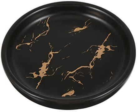 WOONEKY Marmor Seifenschale Seifenhalter Keramikschale Für Seife Keramikschale Für Seife Handseifenschale Seifenschale Keramik Duschseifenschale Keramikschale Seifenschale
