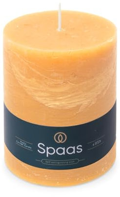 Spaas Rustikale Stumpenkerze 100/130 mm 95St. - sandfarben