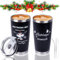 Belillpipi Valentinstagsgeschenk für Sie, Freundin Valentinstag Geschenke Ehefrau Jahrestag Geschenke, Hochzeitstag Geschenke, Thermobecher für Männer Frau, Pinguin Geschenk für Geburtstag, 20 oz