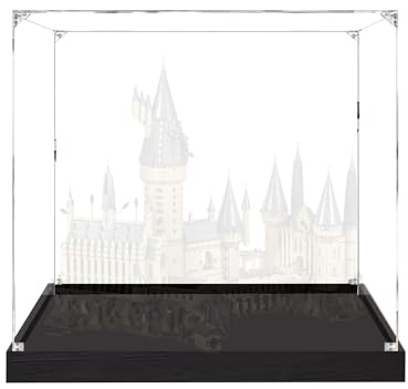 Acryl-Vitrine für Lego 71043 Schlossmodell, 3 mm staubdichte Schaukasten, Vitrine kompatibel mit Lego 71043 (Modell nicht im Lieferumfang enthalten) (Transparent 2 mm)