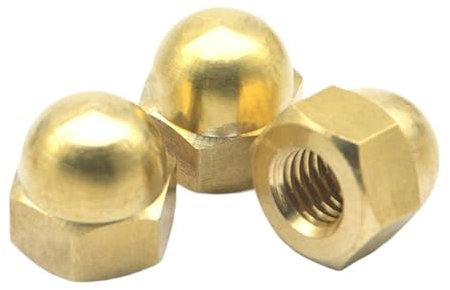 Tuercas hexagonales de latón M3 M4 M5 M6 M8 M10 M12 M14 M16 M18 M20 Tuercas ciegas(M8-1pcs)