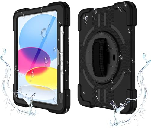 Waterproof Case for iPad (A16) 11th Generation 2025 11-inch/10th Generation 2022 10.9 inch, [IP68 Waterproof] Full Body Rugged Shockproof Protective Cover