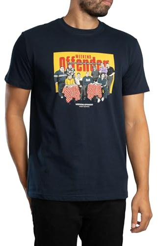 Weekend Offender Herren Vision Grafik T-Shirt, Navy