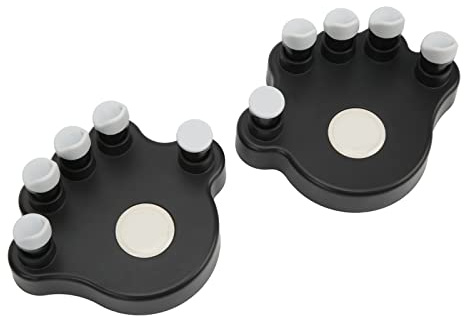 FAUOSWUK Klavier-Fingertrainer, Ergonomischer Handgriff-Trainer für Anfänger und Erwachsene, 2-teiliger Verstärker für Klavierspannung, Geeignet für Musikbegeisterte, ABS + Silikon-Material,