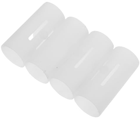 CLISPEED Anti-Slip Shower Mount Repair Plastic Sleeves 4Pcs 25Mm Round Inserts for Shower Head Holder Bathroom Accessories